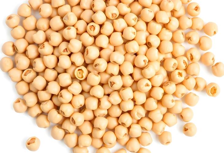 CloseUp of Fresh Chickpeas